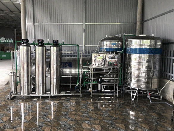 Lắp đặt và bàn giao hệ thống lọc nước 1500 lít tại Quảng Bình