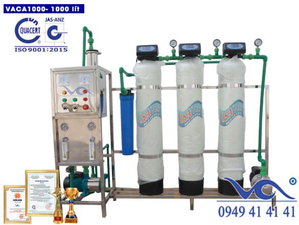 Viet An exports 1,000 liter water filtration line to customers in Dak Lak