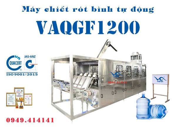Máy chiết rót bình tự động VAQGF1200