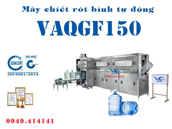 Máy chiết rót bình tự động VAQGF150