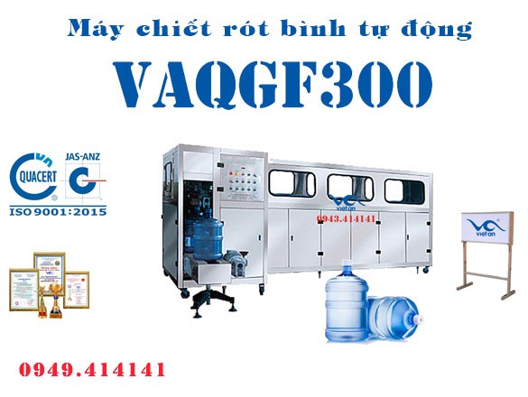 Máy chiết rót bình tự động VAQGF300