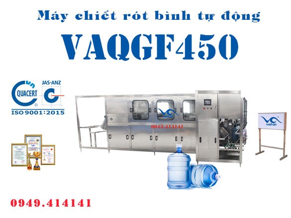 Máy chiết rót bình tự động VAQGF450
