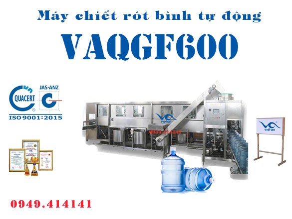 Máy chiết rót bình tự động VAQGF600
