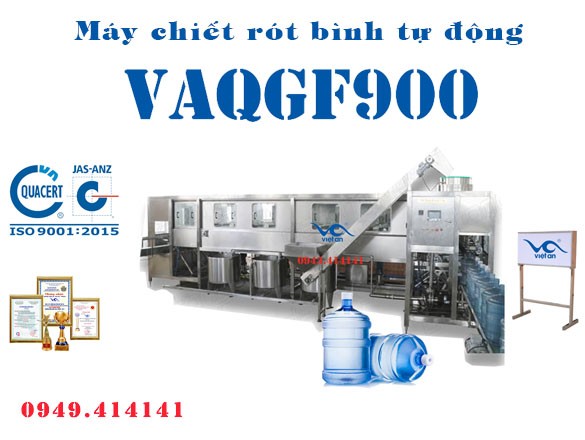 Máy chiết rót bình tự động VAQGF900