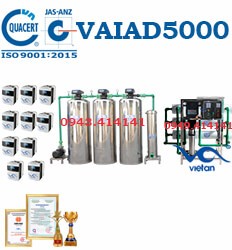 Dây chuyền lọc nước điện giải 5000 l/h VAIAD5000