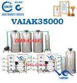 Dây chuyền lọc nước tạo khoáng 35000 lít/h VAIAK35000