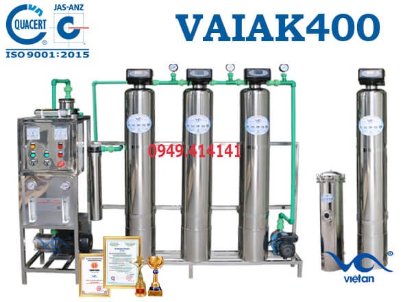 dây chuyền lọc nước tạo khoáng 400l VAIAK400