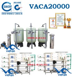 Dây chuyền lọc nước tinh khiết 20000l/h VACA20000