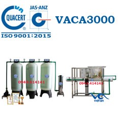 Dây chuyền lọc nước tinh khiết 3000l/h VACA3000
