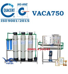 Dây chuyền lọc nước tinh khiết 750l/h VACA750