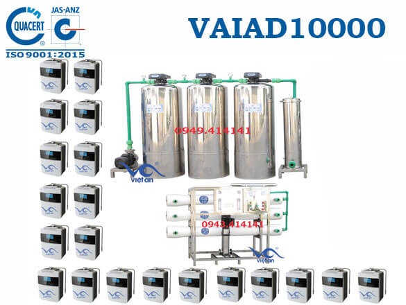 Dây chuyền lọc nước điện giải 10000 l/h VAIAD10000