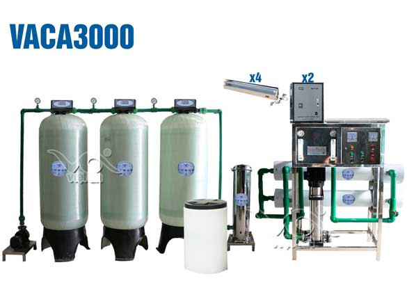 Dây chuyền lọc nước VACA3000