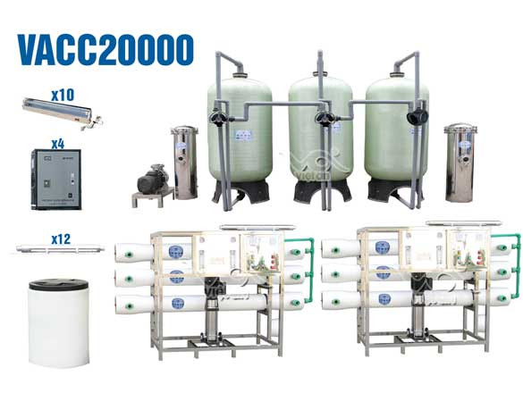 Dây chuyền lọc nước VACC20000