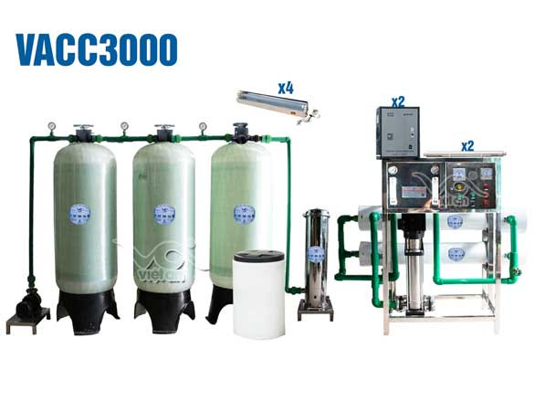 Dây chuyền lọc nước VACC3000