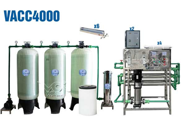 Dây chuyền lọc nước VACC4000