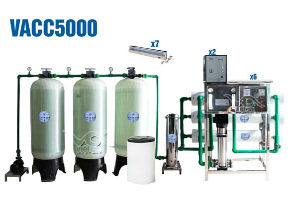 Dây chuyền lọc nước VACC5000