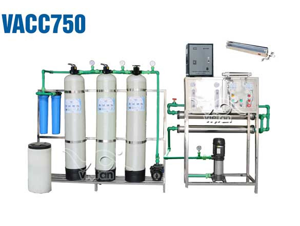 Dây chuyền lọc nước 750l-VACC750