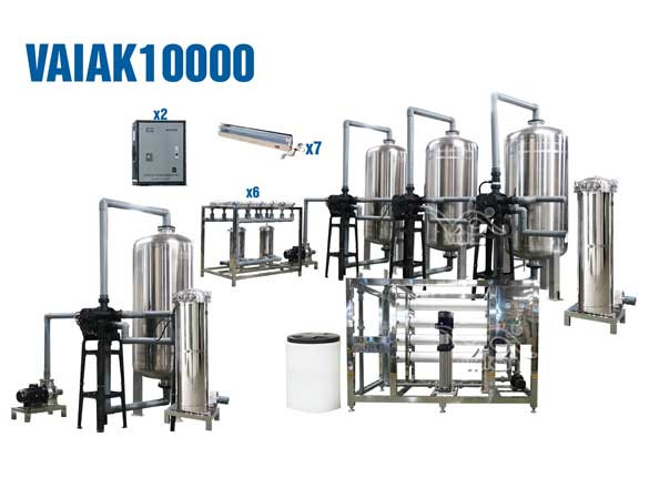 Dây chuyền lọc nước tạo khoáng VAIAK10000