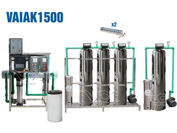 Dây chuyền lọc nước tạo khoáng VAIAK1500