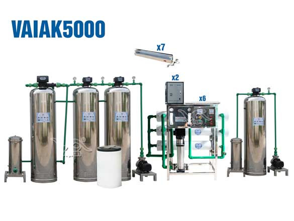 Dây chuyền lọc nước tạo khoáng VAIAK5000