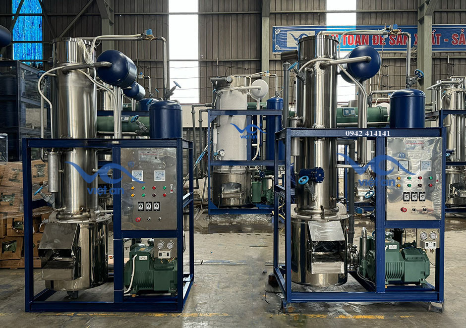 Xuất 2 máy làm đá viên 2 tấn - IVA2T34 cho khách hàng tại Hà Giang và Hà Nội
