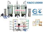 Dây chuyền lọc nước 15000l/h composite van cơ