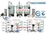 Dây chuyền lọc nước 35000l/h composite van cơ