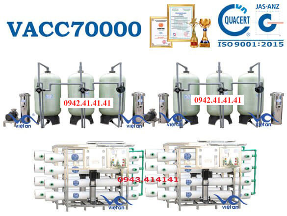 dây chuyền lọc nước vacc70000