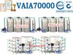 Hệ thống dây chuyền lọc nước RO tinh khiết 70000 lít/h VAIA70000