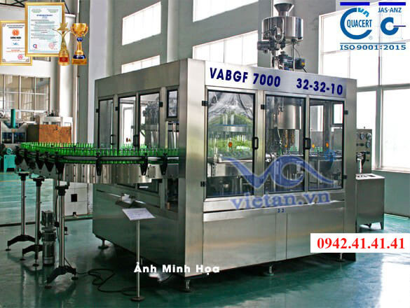 máy chiết rót bai vabgf7000
