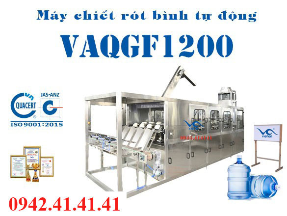 máy chiết rót bình tự động VAQGF1200