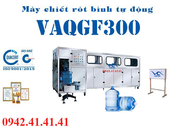 máy chiết rót bình tự động VAQGF300