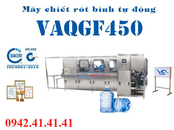 máy chiết rót bình tự động VAQGF450