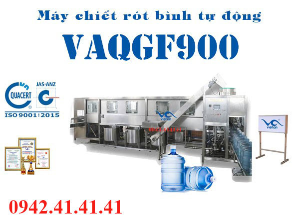 máy chiết rót bình tự động VAQGF900