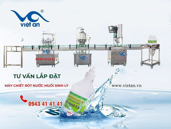 Tư vấn lắp đặt máy chiết rót nước muối sinh lý phù hợp cho nhiều khách hàng